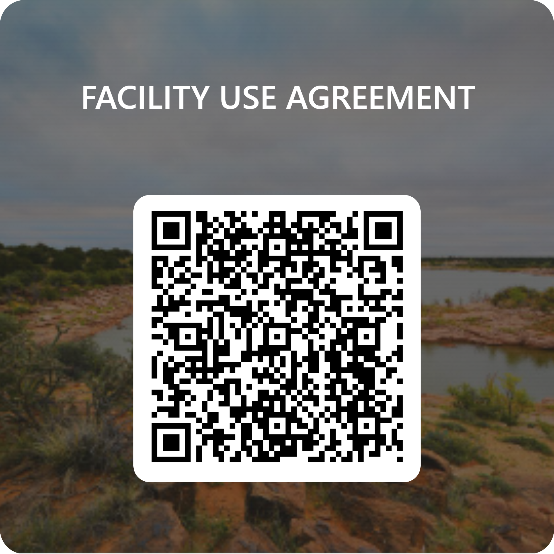 QR code to open the City of Santa Rosa Facility Use Agreement